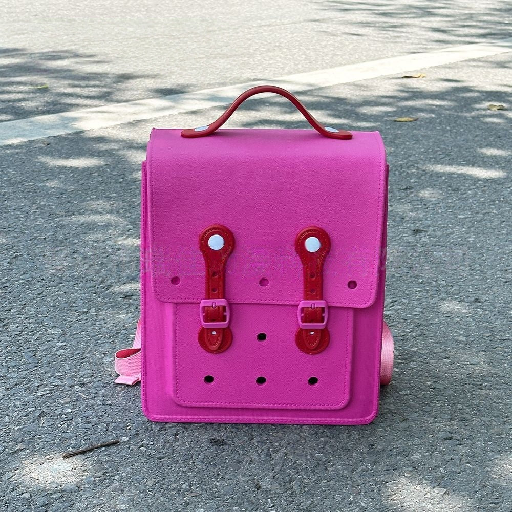 Customs Logo Fashion Eva Small Cute Washable Jelly Candy Colors Silicone Waterproof String School Bag Backpack for Kids