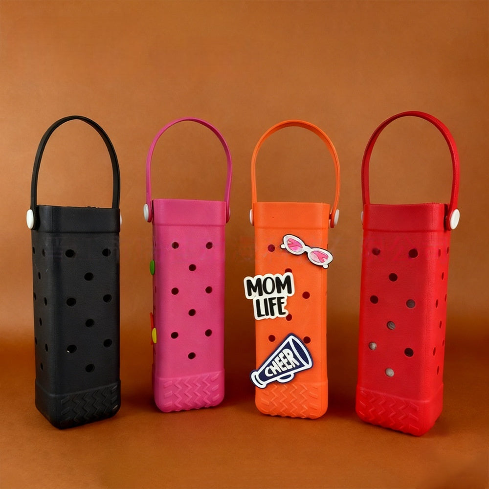 Luxury Red Wine Holder Bag Multipurpose Waterproof Detachable Summer Travel EVA Beach Bottle Storage Tote Holder Cover Bag