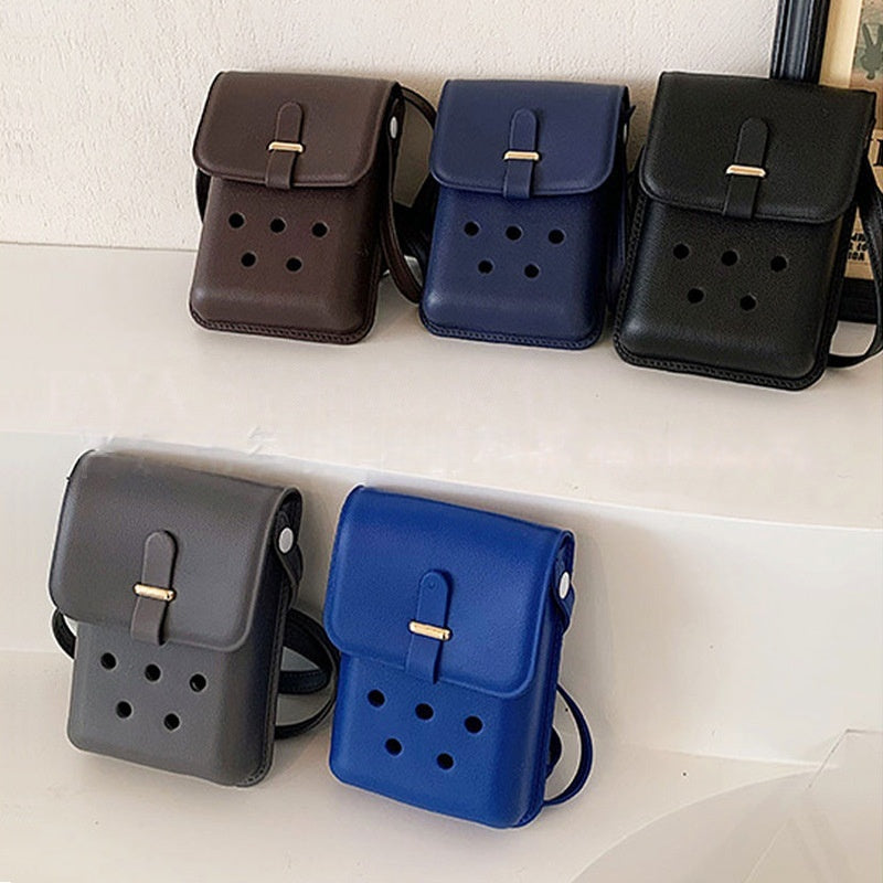 Luxury Fashion New Hole Design Custom Logo Eva Waterproof Western Business Casual Adjustable Shoulder Girls Women Bag Crossbody