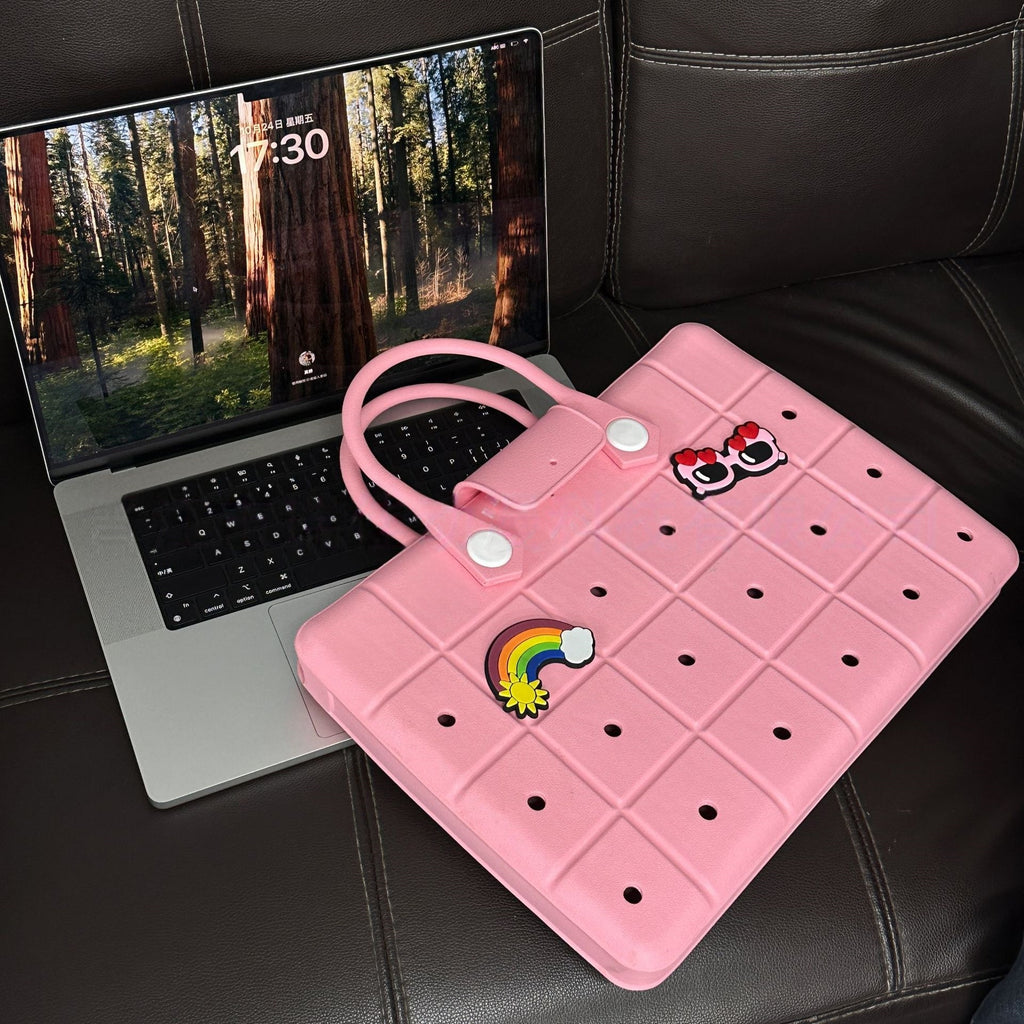 Factory Custom Logo Modern Durable Waterproof EVA Laptop Handbag Protective Notebook Case Wholesale for Women with Handle