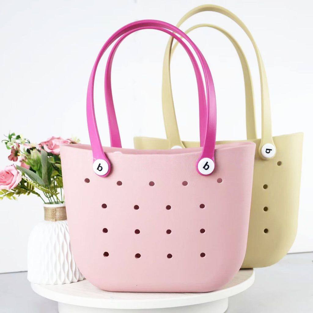 New Factory Design Medium EVA Shopping Basker Tote Bogg Bag for Girls Women