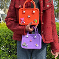 New Cute Fashion Customs Logo Small Waterproof EVA Manufacture Beach Outdoor Light Tote Handbag Bags for Kids Girls Women