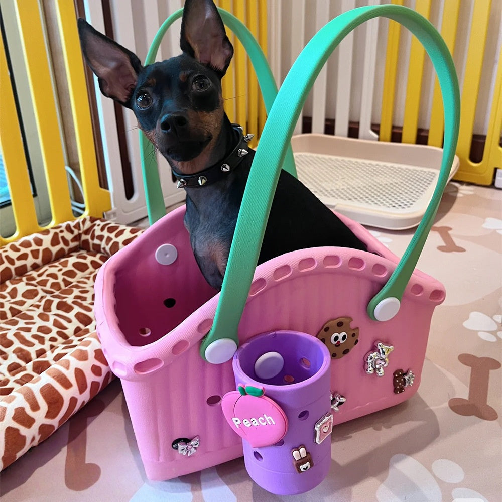 Lightweight Custom Logo EVA Insulated Portable Waterproof Breathable Open Closure Pet Carrier Puppy Dog Cat Outdoor Travel