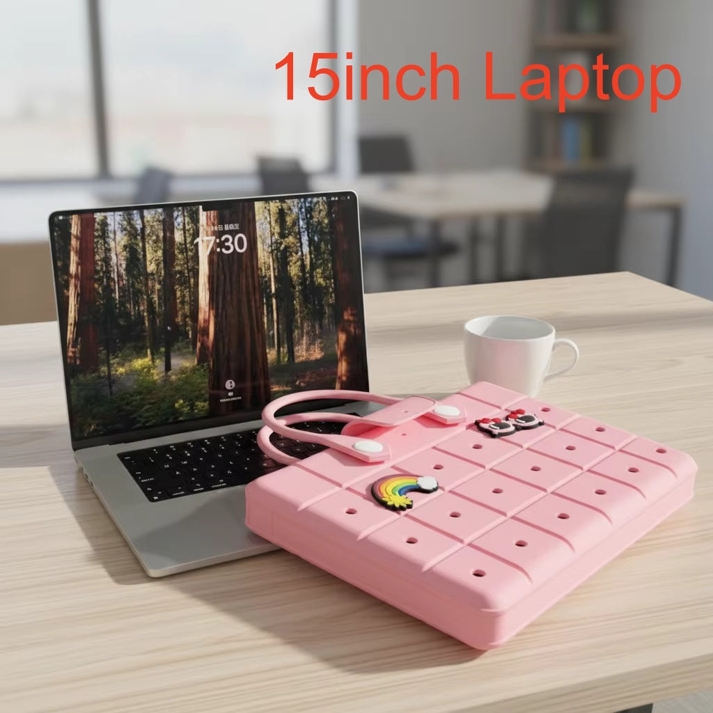 Factory Custom Logo Modern Durable Waterproof EVA Laptop Handbag Protective Notebook Case Wholesale for Women with Handle